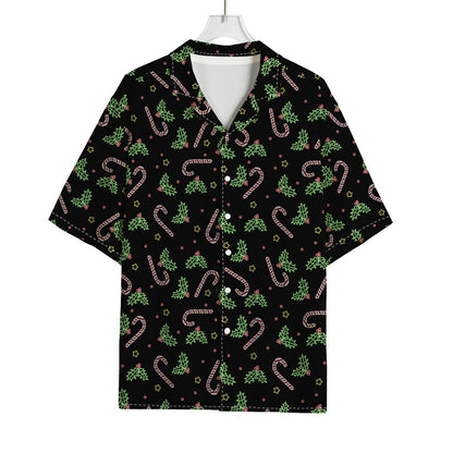Lights Christmas Pattern Print Rayon Hawaiian Shirt