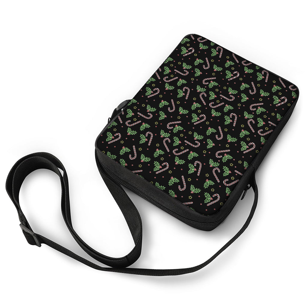 Lights Christmas Pattern Print Rectangular Crossbody Bag