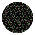 Lights Christmas Pattern Print Round Floor Mat