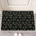 Lights Christmas Pattern Print Rubber Doormat