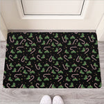 Lights Christmas Pattern Print Rubber Doormat