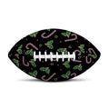 Lights Christmas Pattern Print Rugby Ball