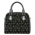 Lights Christmas Pattern Print Shoulder Handbag