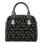 Lights Christmas Pattern Print Shoulder Handbag