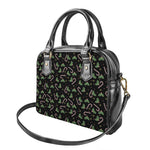 Lights Christmas Pattern Print Shoulder Handbag
