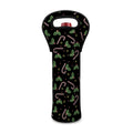 Lights Christmas Pattern Print Single Neoprene Wine Tote