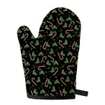 Lights Christmas Pattern Print Single Oven Mitt