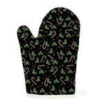 Lights Christmas Pattern Print Single Oven Mitt