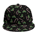 Lights Christmas Pattern Print Snapback Cap