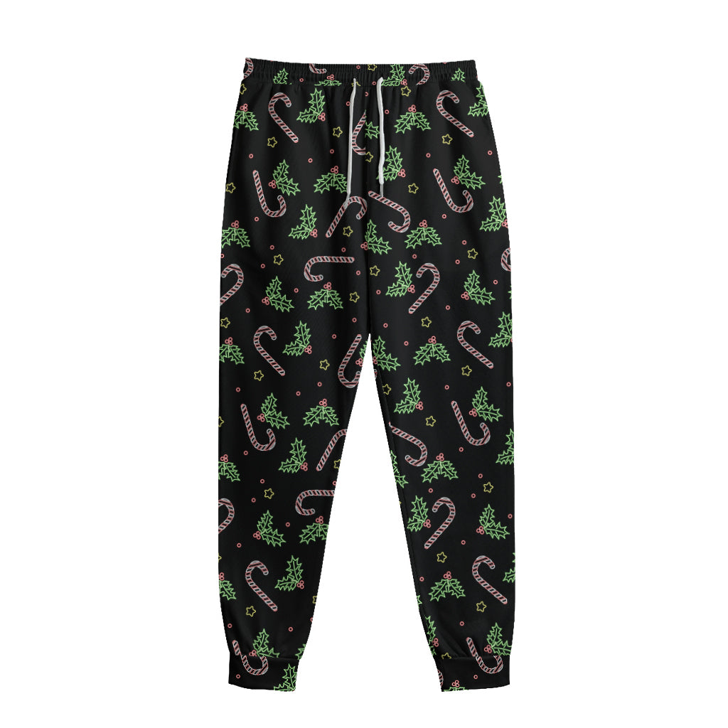 Lights Christmas Pattern Print Sweatpants