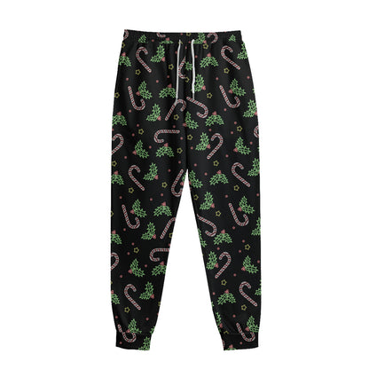 Lights Christmas Pattern Print Sweatpants