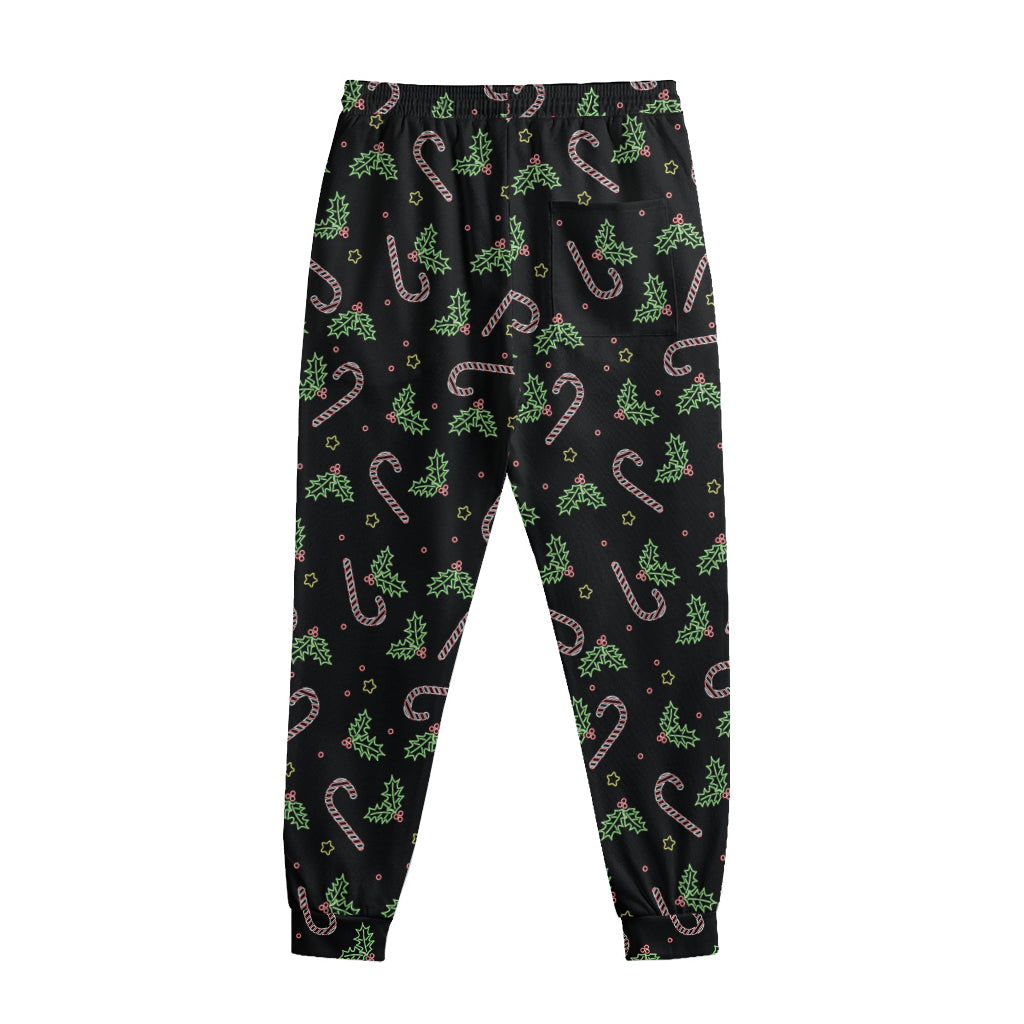 Lights Christmas Pattern Print Sweatpants