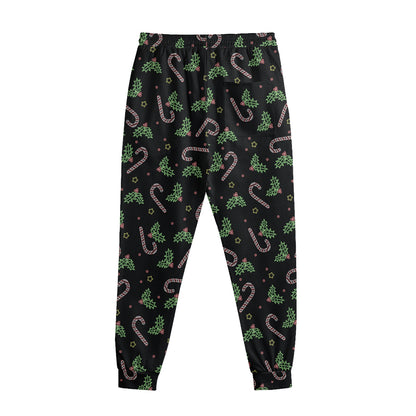 Lights Christmas Pattern Print Sweatpants