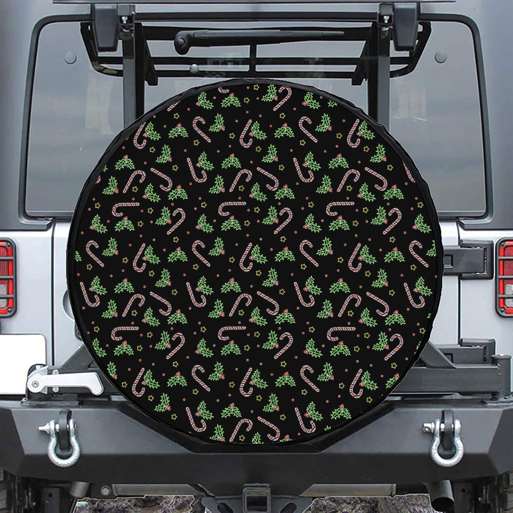 Lights Christmas Pattern Print Tire Cover