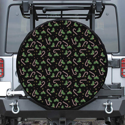 Lights Christmas Pattern Print Tire Cover
