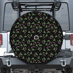 Lights Christmas Pattern Print Tire Cover With Camera Hole