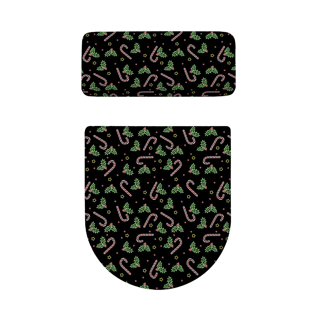 Lights Christmas Pattern Print Toilet Lid And Tank Cover Set