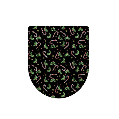 Lights Christmas Pattern Print Toilet Lid Cover