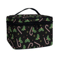 Lights Christmas Pattern Print Travel Makeup Bag