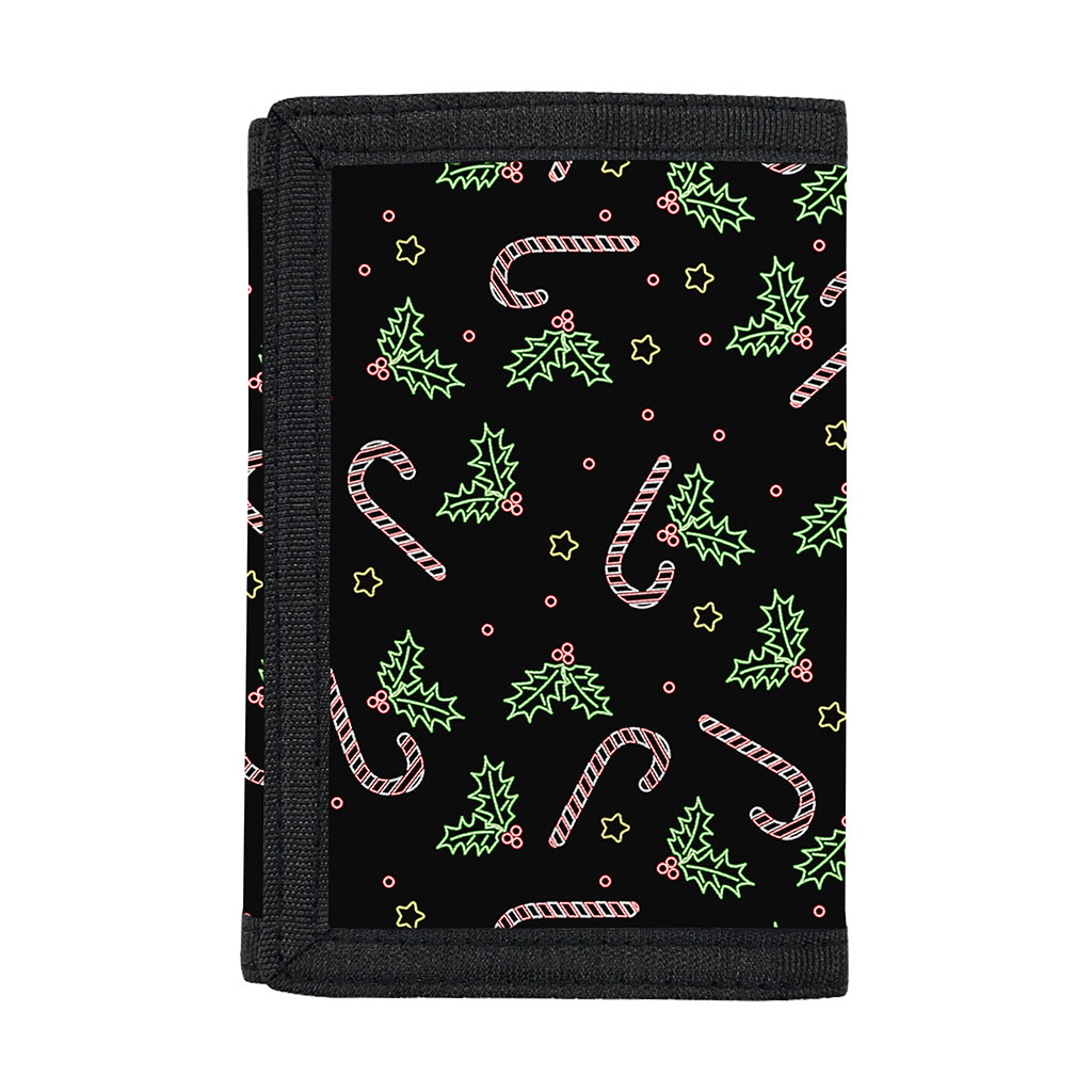 Lights Christmas Pattern Print Trifold Wallet