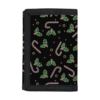 Lights Christmas Pattern Print Trifold Wallet