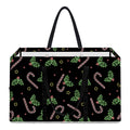 Lights Christmas Pattern Print Utility Tote Bag