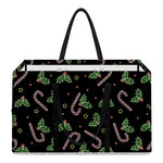 Lights Christmas Pattern Print Utility Tote Bag