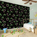 Lights Christmas Pattern Print Wall Sticker