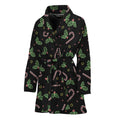 Lights Christmas Pattern Print Women's Bathrobe