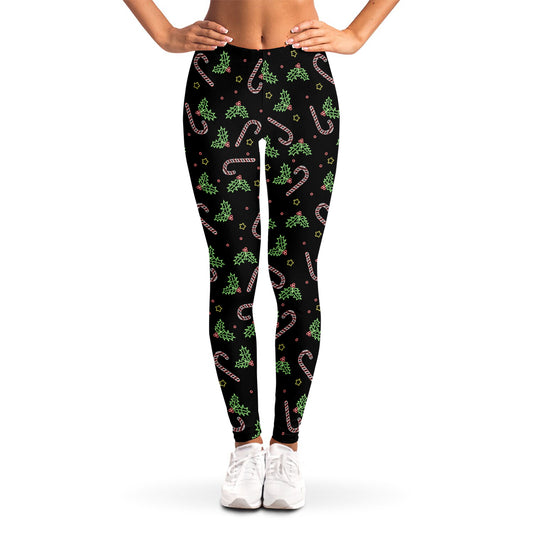 Lights Christmas Pattern Print Women's Leggings