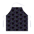 Lights Heart Pattern Print Adjustable Apron