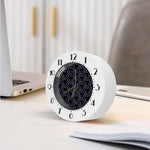Lights Heart Pattern Print Alarm Clock