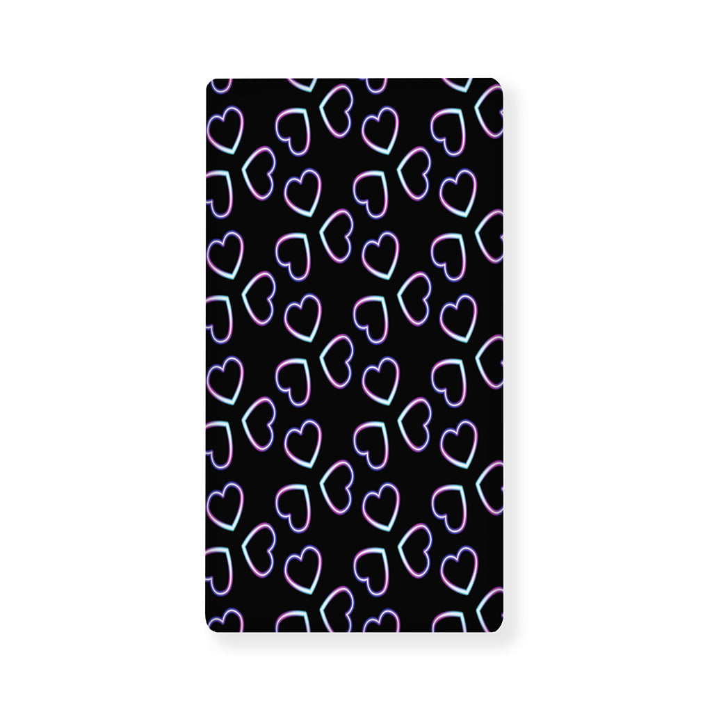 Lights Heart Pattern Print Baby Crib Sheet