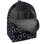 Lights Heart Pattern Print Backpack