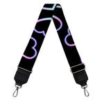 Lights Heart Pattern Print Bag Strap