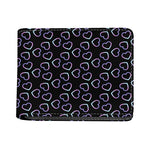 Lights Heart Pattern Print Bifold Wallet