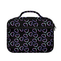 Lights Heart Pattern Print Briefcase Bible Bag