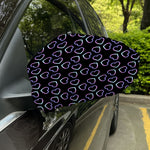 Lights Heart Pattern Print Car Side Mirror Covers