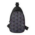 Lights Heart Pattern Print Sling Bag