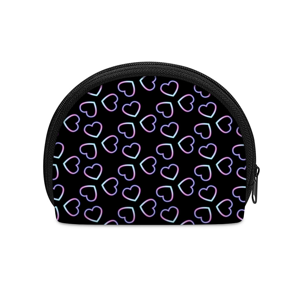 Lights Heart Pattern Print Coin Purse