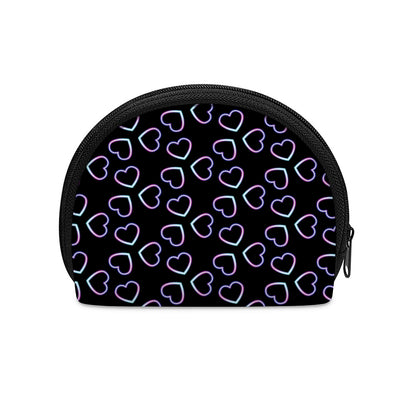 Lights Heart Pattern Print Coin Purse