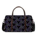 Lights Heart Pattern Print Duffle Bag
