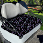 Lights Heart Pattern Print Golf Cart Seat Cover
