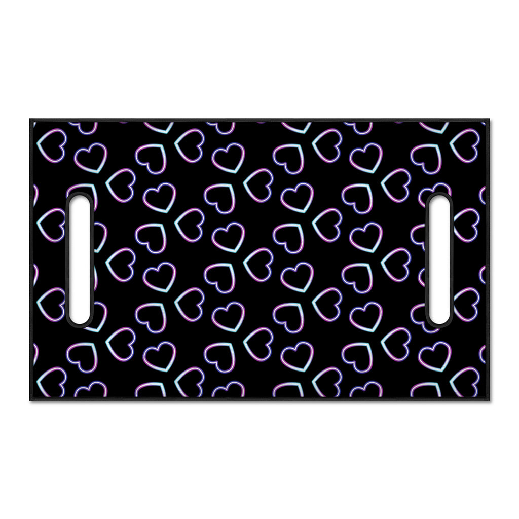 Lights Heart Pattern Print Golf Cart Seat Cover