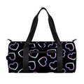 Lights Heart Pattern Print Gym Bag