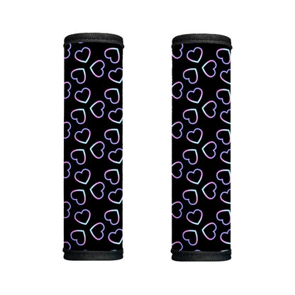 Lights Heart Pattern Print Handle Covers