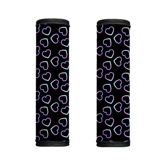 Lights Heart Pattern Print Handle Covers