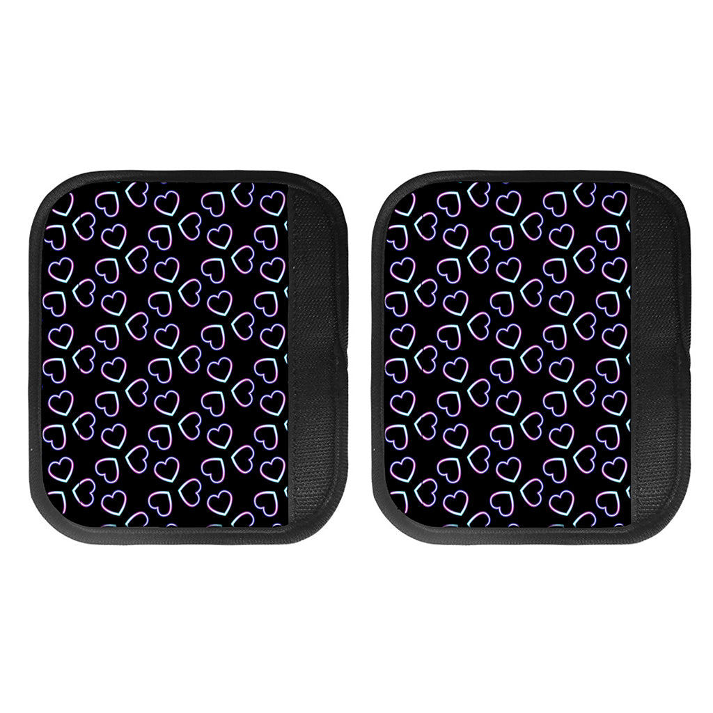 Lights Heart Pattern Print Handle Covers