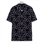 Lights Heart Pattern Print Hawaiian Shirt