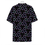Lights Heart Pattern Print Hawaiian Shirt